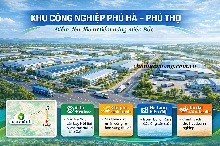 Chi tiết về KCN Phú Hà Phú Thọ